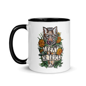 Open image in slideshow, TREAT OR TRICK - CERAMIC MUG (MORE COLORS AVAIL.)
