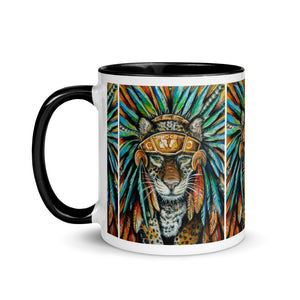 Open image in slideshow, JAGUAR SHAMAN - CERAMIC MUG (MORE COLORS AVAIL.)
