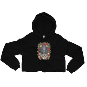 Open image in slideshow, BORN TO RUN - WOMEN&#39;S CROPPED HOODIE (MORE COLORS AVAIL.)
