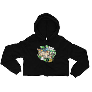 Open image in slideshow, PICK YOUR POISON - WOMEN&#39;S CROPPED HOODIE (MORE COLORS AVAIL.)
