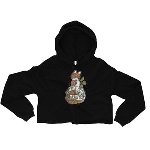 Open image in slideshow, THIEF OF HEARTS - WOMEN&#39;S CROPPED HOODIE (MORE COLORS AVAIL.)
