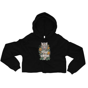 Open image in slideshow, TREAT OR TRICK - WOMEN&#39;S CROPPED HOODIE (MORE COLORS AVAIL.)
