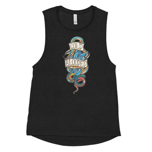 Open image in slideshow, COLD BLOODED - WOMEN&#39;S MUSCLE TANK (MORE COLORS AVAIL.)
