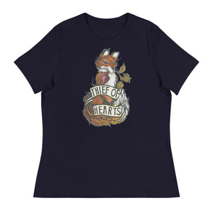 Open image in slideshow, THIEF OF HEARTS - WOMEN&#39;S RELAXED TEE (MORE COLORS AVAIL.)
