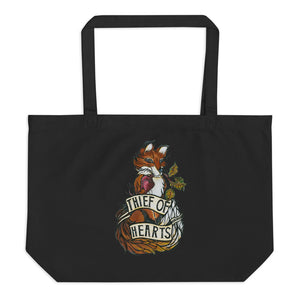 Open image in slideshow, THIEF OF HEARTS - ORGANIC TOTE (2 COLORS)
