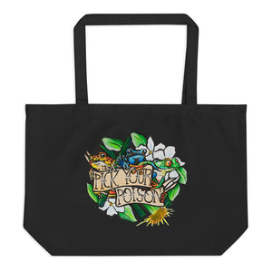 Open image in slideshow, PICK YOUR POISON - ORGANIC TOTE (2 COLORS)
