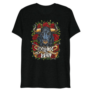 Open image in slideshow, BORN TO RUN - ADULT UNISEX TRI-BLEND TEE ( MORE COLORS AVAIL.)
