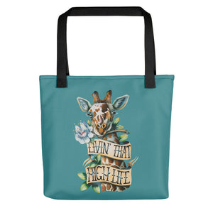 Open image in slideshow, LIVIN&#39; THAT HIGH LIFE - TOTE (MORE COLORS AVAIL.)
