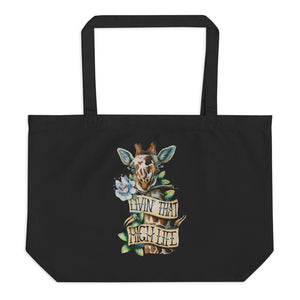 Open image in slideshow, LIVIN&#39; THAT HIGH LIFE - ORGANIC TOTE (2 COLORS)
