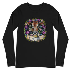 Open image in slideshow, MILK MAID - ADULT UNISEX LONG SLEEVE TEE (MORE COLORS AVAIL.)
