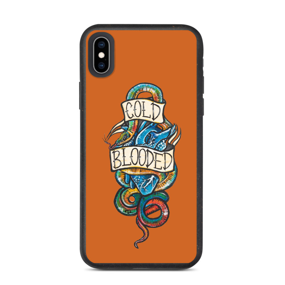 COLD BLOODED - BIODEGRADABLE iPHONE CASE (MORE COLORS AVAIL.)
